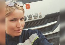 LEPA ANDRIJANA IZ UBA NAPUSTILA ORDINACIJU DA BI VOZILA KAMION! Šoferi ZANEME kad je vide: Dobro zarađujem, žene mi ZAVIDE! FOTO