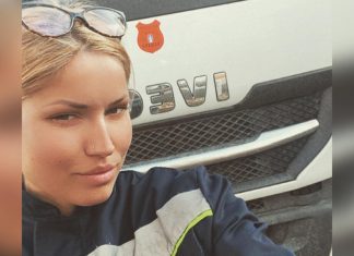 LEPA ANDRIJANA IZ UBA NAPUSTILA ORDINACIJU DA BI VOZILA KAMION! Šoferi ZANEME kad je vide: Dobro zarađujem, žene mi ZAVIDE! FOTO