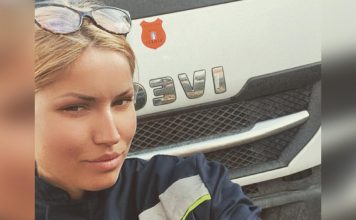 LEPA ANDRIJANA IZ UBA NAPUSTILA ORDINACIJU DA BI VOZILA KAMION! Šoferi ZANEME kad je vide: Dobro zarađujem, žene mi ZAVIDE! FOTO