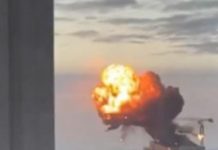 DRAMATIČAN SNIMAK EKSPLOZIJE NEBODERA U KIJEVU: Pogledajte kako projektil pogađa ogromnu stambenu zgradu (VIDEO)