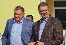Vučić čestitao Dodiku neustavni dan RS: “Teška vremena iza nas, doba velikih izazova tek dolaze”