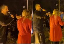 HIT SNIMAK POPA ISPRED CRKVE U BLIZINI BEOGRADA: Uzeo mikrofon pa zapjevao (VIDEO)