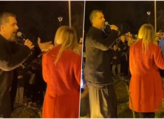 HIT SNIMAK POPA ISPRED CRKVE U BLIZINI BEOGRADA: Uzeo mikrofon pa zapjevao (VIDEO)