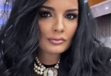 OGROMNA OGRLICA I BUJNE GRUDI U PRVOM PLANU! Milena Popović zablistala za Novu Godinu, slikala se i sa partnerom (FOTO)