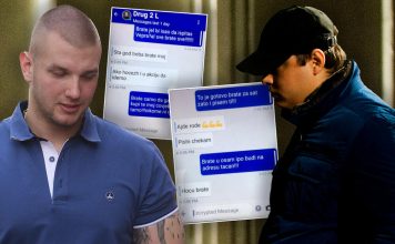 “MOLIMO VAS NEKA PATI NAJVIŠE, SVI DAJTE 102 ODSTO SEBE” Ovo su BRUTALNE PORUKE Belivukovog klana koje su prikazane u sudu (FOTO)