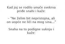 VIC DANA: Svekrva i unuče