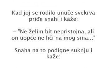 VIC DANA: Svekrva i unuče