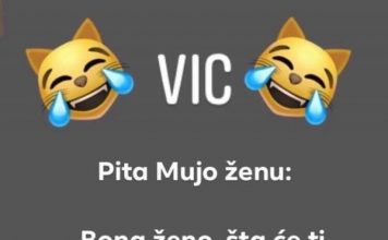 VIC DANA: Pita Mujo ženu