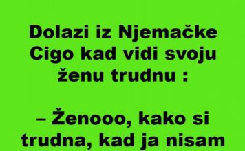 VIC: Ciga se vratio iz Njemačke, žena trudna