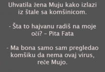 VIC: UHVATILA FATA MUJU S KOMŠINICOM
