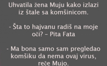 VIC: UHVATILA FATA MUJU S KOMŠINICOM