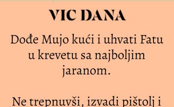 VIC: Mujo uhvatio Fatu s najboljim jaranom