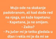 VIC DANA: Mujo skače padobranom
