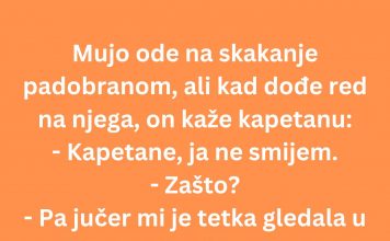 VIC DANA: Mujo skače padobranom