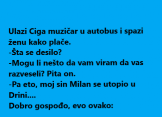 VIC DANA: Ulazi Ciga muzičar u autobus