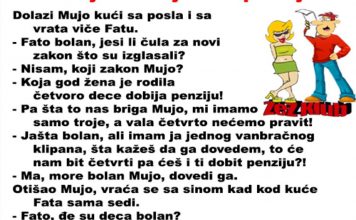 VIC DANA: Mujo sređuje Fati penziju