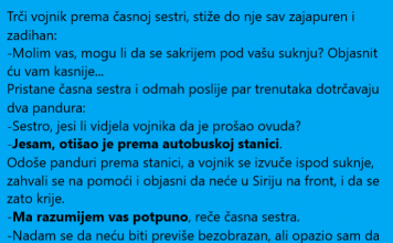 VIC DANA: Vojnik i časna sestra