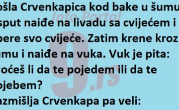 VIC DANA: Srela Crvenkapica vuka