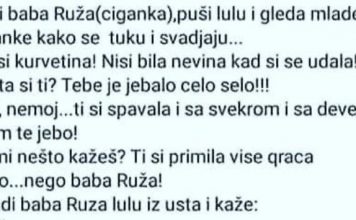 VIC DANA: Sjedi baba Ruža