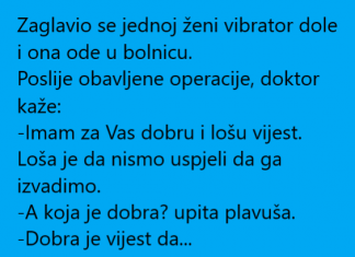 VIC DANA: Zaglavio se ženi vibrator