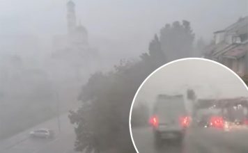 STRAŠNA OLUJA KOJA JURI KA NAMA, NAPRAVILA HAOS U KOMŠILUKU: Vjetar obara dalekovode, dijelovi zemlje bez struje, oluja nosi krovove (VIDEO)