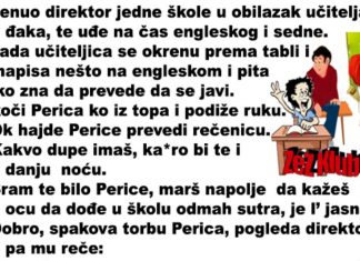 VIC DANA: Perica i Engleski jezik