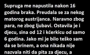 “Supruga me napustila nakon 16 godina braka i preudala se za starog, matorog Austrijanca… PARE SU SVE UNIŠTILE…”