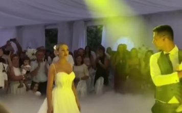 POČEO PRVI PLES, A MUZIKA STALA, MLADOŽENJA OSTAVIO MLADU: Gosti u neverici skočili sa stolica, ovo niko nije očekivao! (VIDEO)