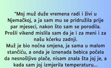 “Moj muž duže vremena radi i živi u Njemačkoj…”