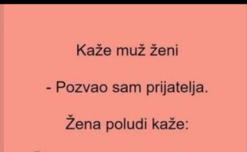 Vic dana: Žena, muž i prijatelj…