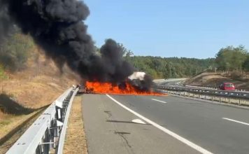 OVO JE SNIMAK KOJI JE DANAS NASTAO NA AUTOPUTU MILOŠ VELIKI Zbog OVOG poteza vozača ljudi ne veruju svojim očima (VIDEO)