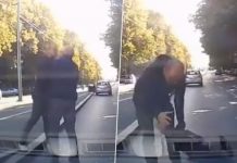 VOZAČ ISTRČAO IZ KOLA I POČEO DA TUČE STARIJEG MUŠKARCA NASRED ULICE Ovo je snimak zbog kojeg su ljudi u Srbiji pobesneli, a jedna devojka postala heroj (VIDEO)