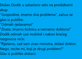 VIC DANA: Došao Dodik u zabačeno selo na predizborni skup