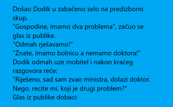 VIC DANA: Došao Dodik u zabačeno selo na predizborni skup