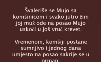 VIC DANA: Švaleriše se Mujo sa komšinicom