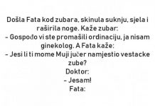 VIC DANA: Došla Fata kod zubara