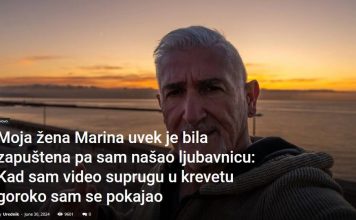 Moja žena Marina uvek je bila zapuštena pa sam našao ljubavnicu: Kad sam video suprugu u krevetu goroko sam se pokajao