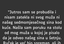 “Jutros sam se probudila…”