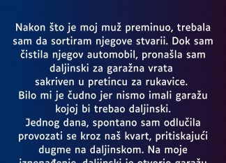 “Nakon što je moj muž preminuo…”