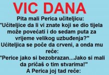 VIC DANA: Pita mali Perica učiteljicu