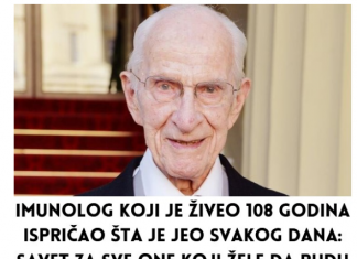 Imunolog koji je živeo 108 godina ispričao šta je jeo svakog dana: Savet za sve one koji žele da budu zdravi i mršavi