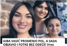 GIBA VASIĆ PROMENIO POL, A SADA OBJAVIO I FOTKE BEZ ODEĆE! Vreo snimak iz kupatila i spavaće sobe zapalio mreže! (FOTO)