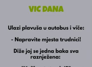 VIC: Ulazi plavuša u autobus