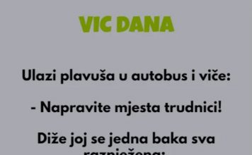 VIC: Ulazi plavuša u autobus