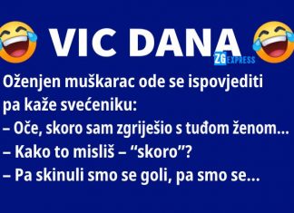 VIC DANA: Skoro zgriješio