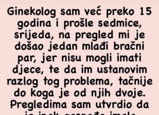 Ginekolog sam više od 15 godina i prošli tjedan kod mene je došao mladi …