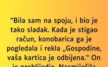 “Bila sam na spoju, i bio je tako sladak…”