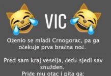 VIC DANA: Prva bračna noć