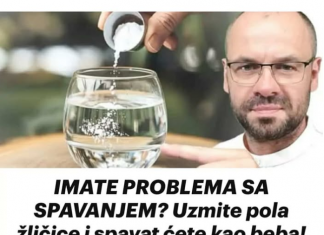 IMATE PROBLEMA SA SPAVANJEM? Uzmite pola žličice i spavat ćete kao beba!