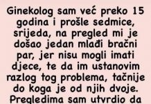 Ginekolog sam više od 15 godina i prošli tjedan kod mene je došao mladi …